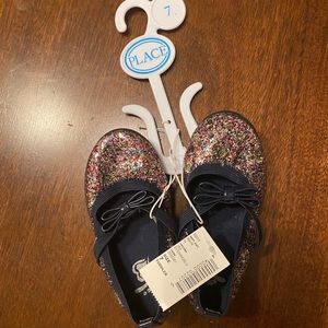 NWT Cute adorable sparkle toddler babygirl slip-on